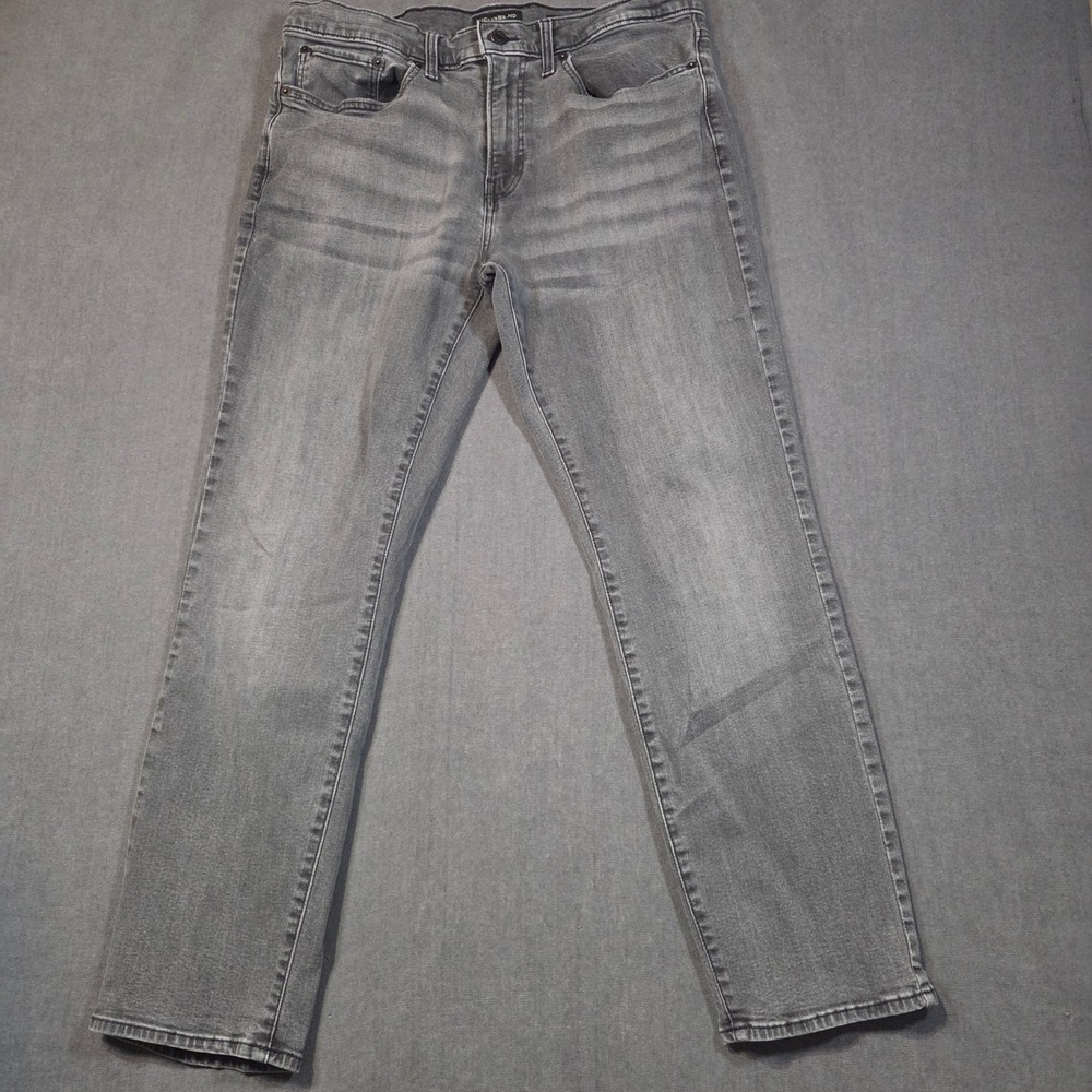 Lucky Brand 121 Slim Straight Jeans Mens 34x30 Grey Denim Pants
